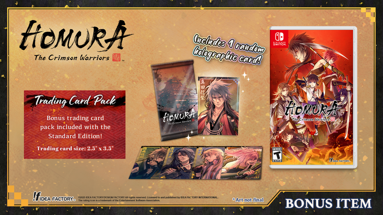 Homura: The Crimson Warriors: фізичний реліз на Switch у Європі