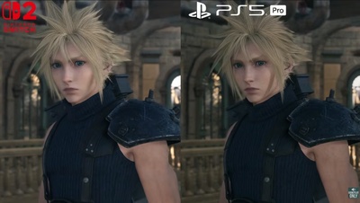 Final Fantasy VII Rebirth: Порівняння графіки Switch 2 та PS5 Pro