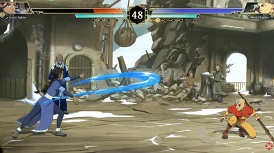 Avatar Legends: The Fighting Game — геймплей Аанга проти Катари для Switch 2