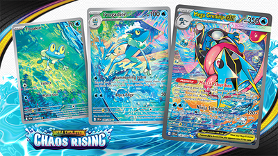 Нові карти Froakie та Mega Greninja ex представлені для Pokémon TCG