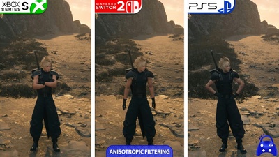 Final Fantasy 7 Rebirth: Порівняння графіки на Switch 2, PS5 та Xbox Series S
