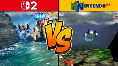 Star Fox для Switch 2: Порівняння графіки з оригіналом