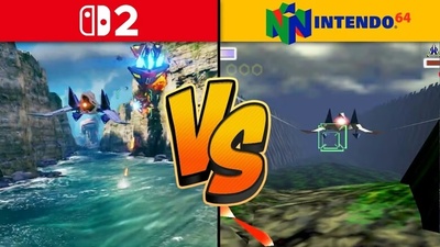 Star Fox для Switch 2: Порівняння графіки з оригіналом