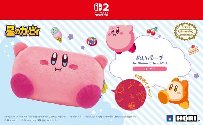 HORI випускає милі аксесуари з Кірбі для Nintendo Switch 2