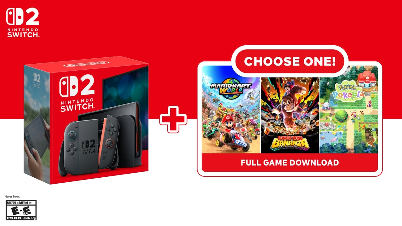 Nintendo анонсувала бандл Switch 2 «Choose Your Game»