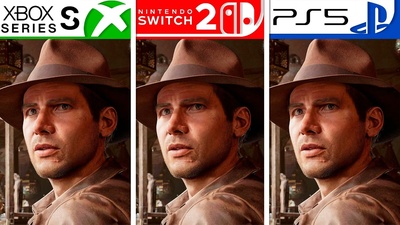 Порівняння графіки Indiana Jones: Switch 2 обходить Xbox Series S