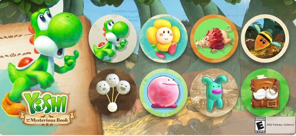 Yoshi and the Mysterious Book: нові іконки вже в Nintendo Switch Online