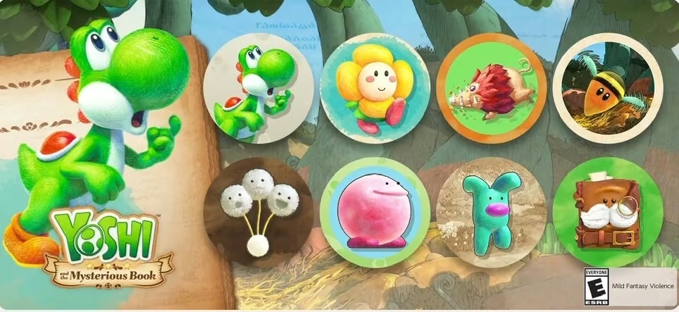 Yoshi and the Mysterious Book: нові іконки вже в Nintendo Switch Online