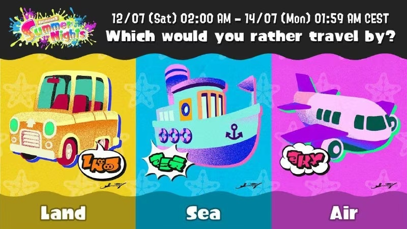 Новий Splatfest у Splatoon 3 розпочнеться 12 липня