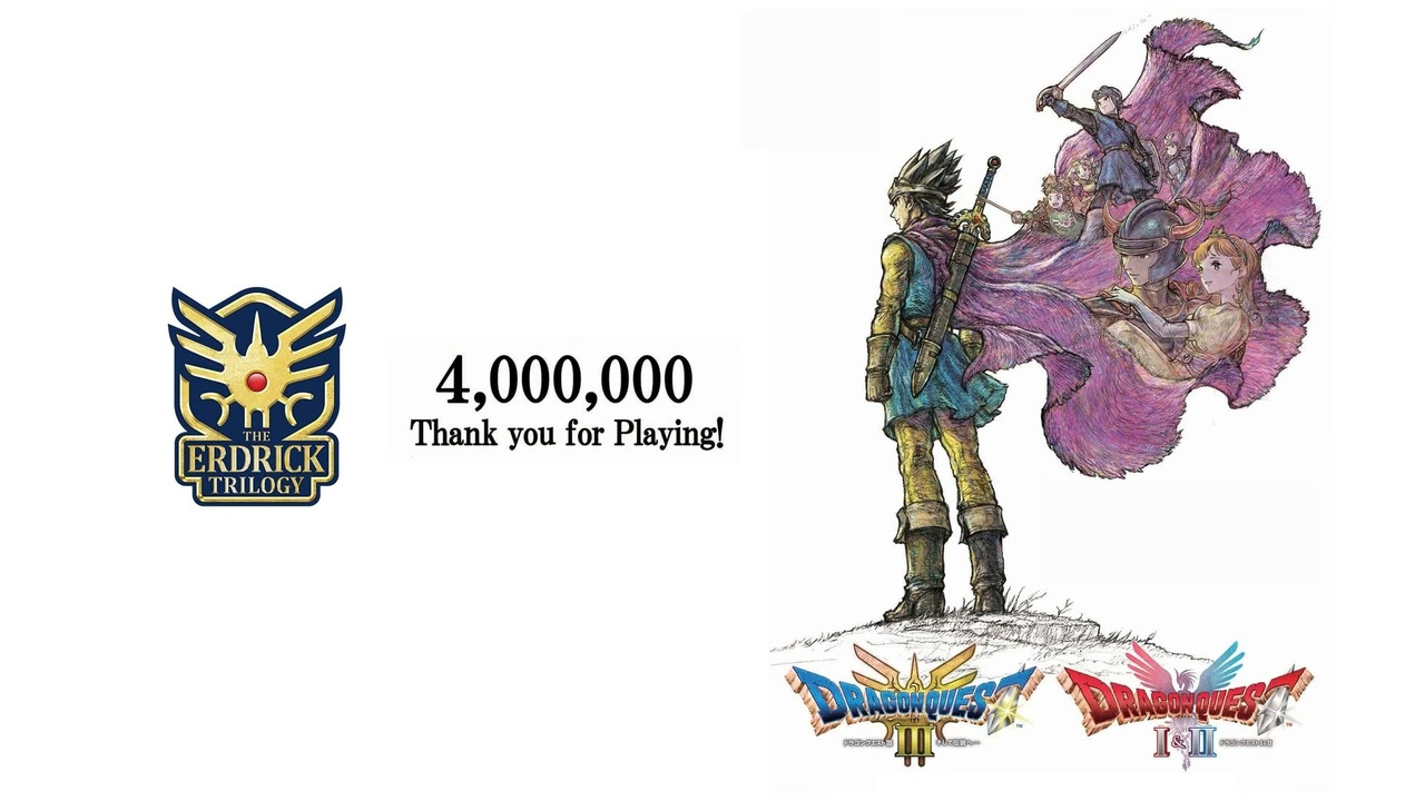 Продажі HD-2D ремейків Dragon Quest перевищили 4 мільйони копій