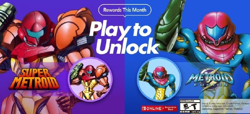 Нові іконки Metroid для підписників Nintendo Switch Online