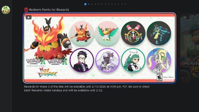 Третя хвиля іконок Pokémon Legends: Z-A доступна в Nintendo Switch Online