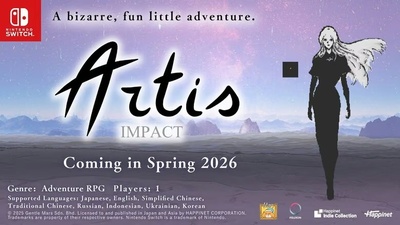 Artis Impact готується до релізу на Nintendo Switch у вересні 2026 року