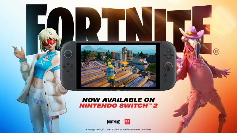 Fortnite на Nintendo Switch 2 отримає 60 FPS та покращену графіку