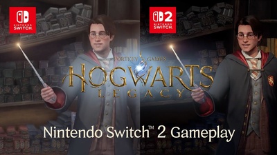 Порівняння Hogwarts Legacy на Switch та Switch 2