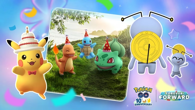 Pokémon GO святкує 10 років: Усі деталі ювілейної вечірки