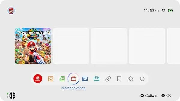 Офіційно: у Switch 2 окрім звичайної буде і темна тема інтерфейсу.
