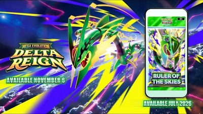 Pokémon TCG: представлено набори Mega Evolution—Delta Reign та Ruler of the Skies
