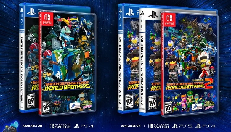 Earth Defense Force World Brothers 1 & 2 отримають фізичні видання на Switch