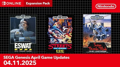 До Nintendo Switch Online додали 3 ігри Sega Mega Drive