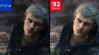Devil May Cry 5 на Switch 2: порівняння з PS4 та підтримка 120 FPS