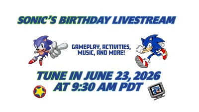 Соніку 35! SEGA анонсувала святковий стрім до ювілею синього їжака