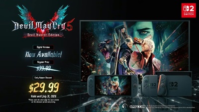 Devil May Cry 5: Devil Hunter Edition вийшла на Nintendo Switch 2: релізний трейлер