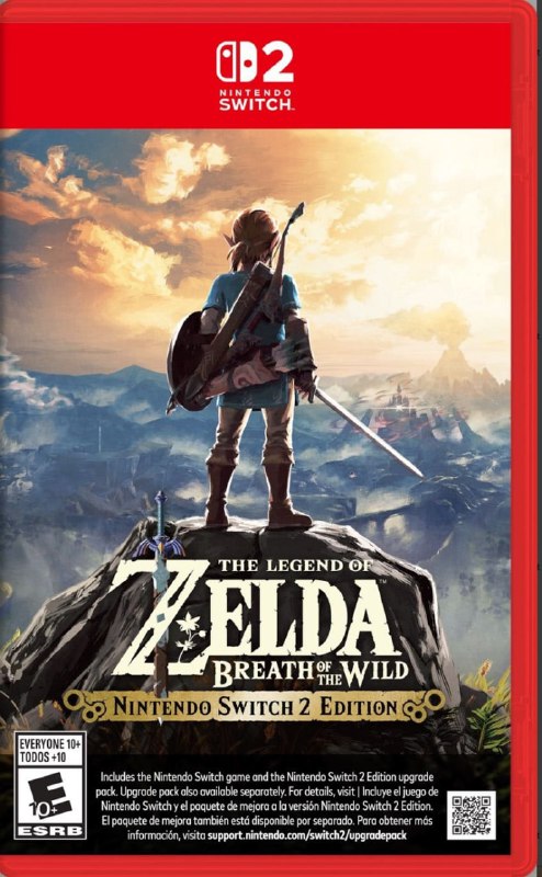 Nintendo Switch 2 Edition: видання міститимуть старі картриджі та код на патч