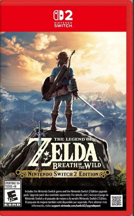 Nintendo Switch 2 Edition: видання міститимуть старі картриджі та код на патч