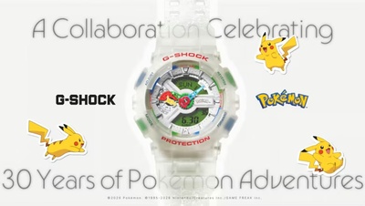 G-SHOCK анонсує ексклюзивний годинник до 30-річчя Pokémon