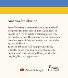Amanita Design віддасть 100% прибутку на допомогу Україні