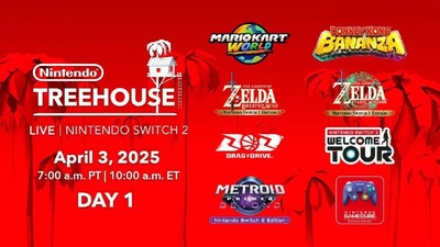 Демонстрація ігор для Nintendo Switch 2 на Nintendo Treehouse
