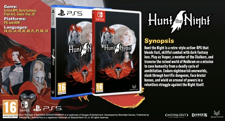 Hunt the Night тепер доступна на фізичних носіях для Switch