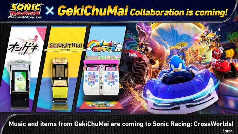 Колаборація ритм-ігор Sega та Sonic Racing вже у грі