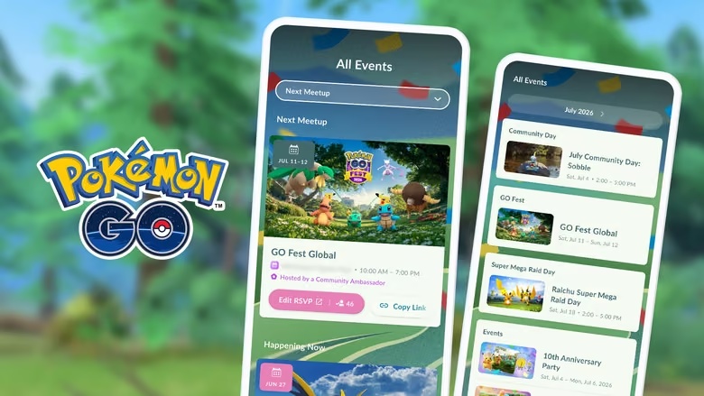 У Pokémon GO з'явився новий календар подій