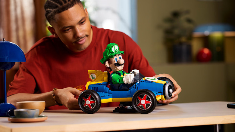 LEGO Mario Kart: Анонсовано масштабний набір з Луїджі та його картом Mach 8