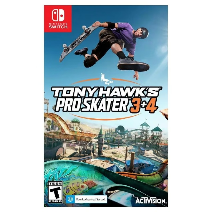 Tony Hawk's Pro Skater 3 + 4: для гри з картриджа потрібне завантаження