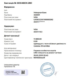 Звіт про донати та анонс події о 19:30
