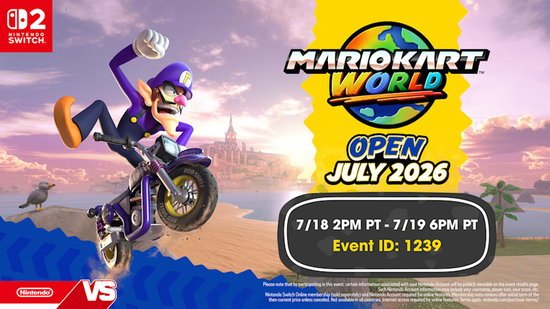 Mario Kart World Open: усе про літній турнір у липні 2026 року