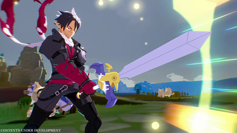Розробка Disgaea Mayhem спочатку не мала жодного стосунку до серії Disgaea
