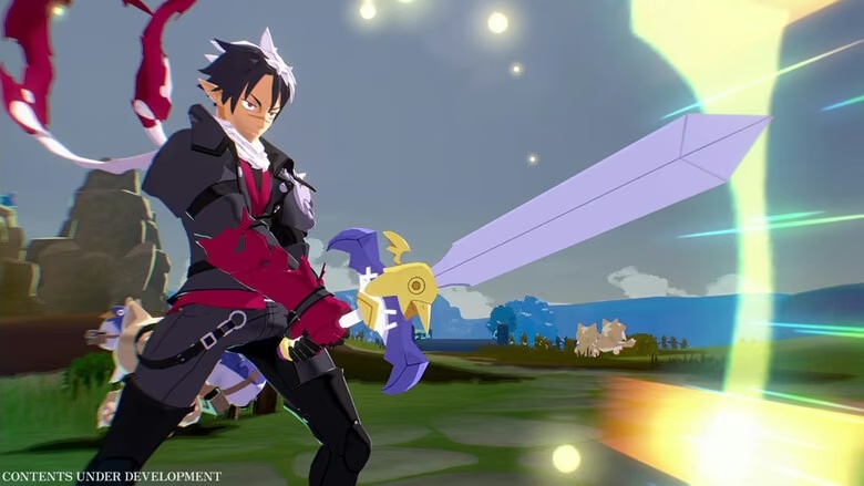 Розробка Disgaea Mayhem спочатку не мала жодного стосунку до серії Disgaea
