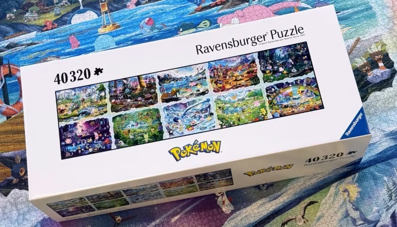 Ravensburger анонсувала гігантський пазл Pokémon на 40 320 елементів