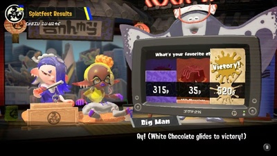 Команда Білого шоколаду перемогла на Splatfest
