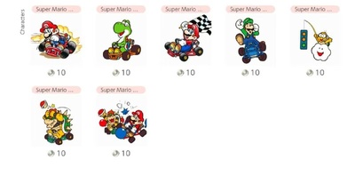 Ексклюзивні іконки Super Mario Kart для підписників Nintendo Switch Online