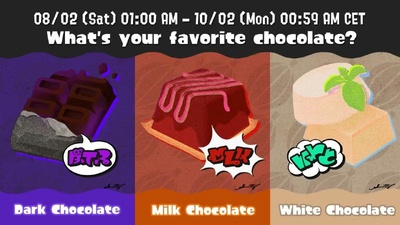 Новий Splatfest у Splatoon 3: обираємо улюблений шоколад