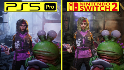 Порівняння графіки High on Life 2 на Switch 2 та PS5 Pro