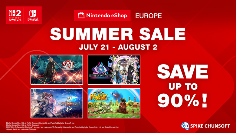 Стартував літній розпродаж ігор Spike Chunsoft у європейському Nintendo eShop