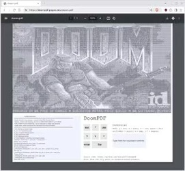 У Doom тепер можна пограти прямо в PDF-файлі