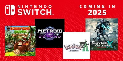 Календар релізів Nintendo Switch на 2025 рік: головні новинки