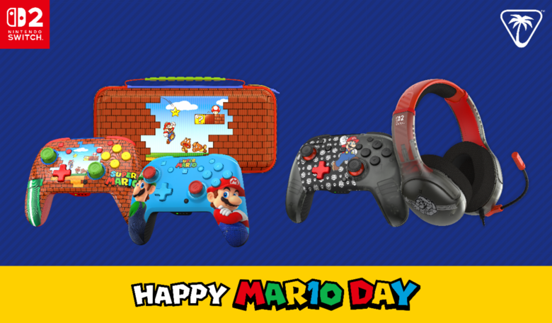 Turtle Beach анонсувала контролер та гарнітуру в стилі Маріо для Switch та Switch 2